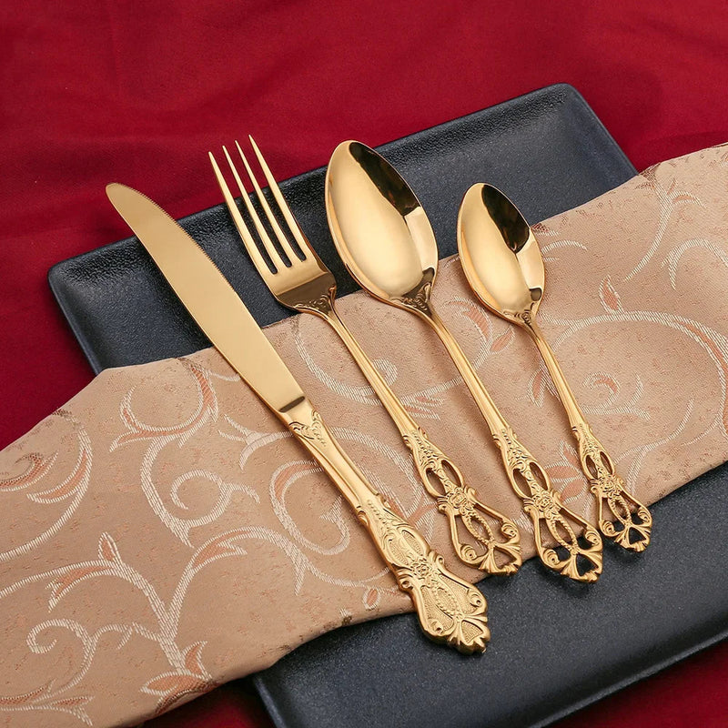 Velaro™ 24-Piece European-Style Stainless Steel Cutlery Set